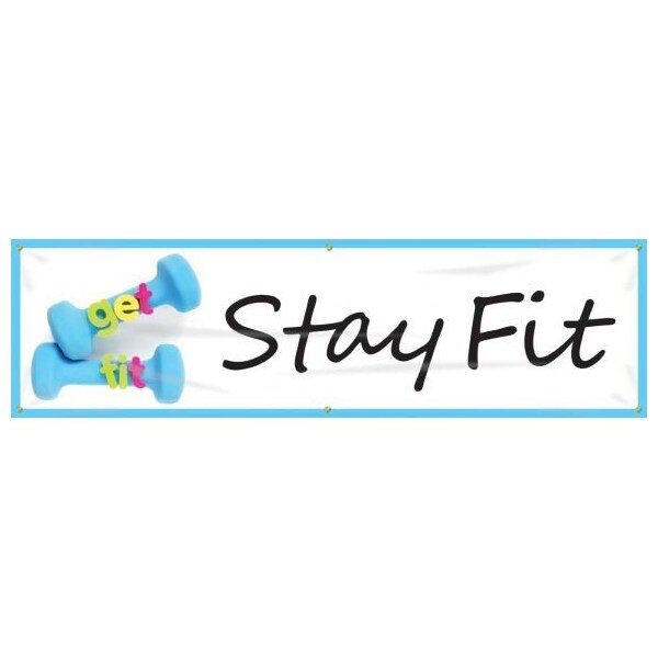 Accuform WORKHEALTHY BANNERS GET FIT STAY MBR724 MBR724 - main